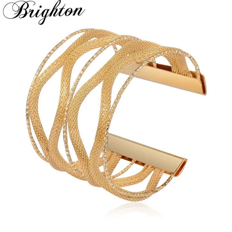 Brighton Wide Cuff Geometric Hollow Open Bangles & Bracel For Women Metal Twist Bangle Fashion Statement Trendy Jewelry Mujer
Brighton Wide Cuff Geometric Hollow Open Bangles & Bracel For Women Metal Twist Bangle Fashion Statement Trendy Jewelry Mujer