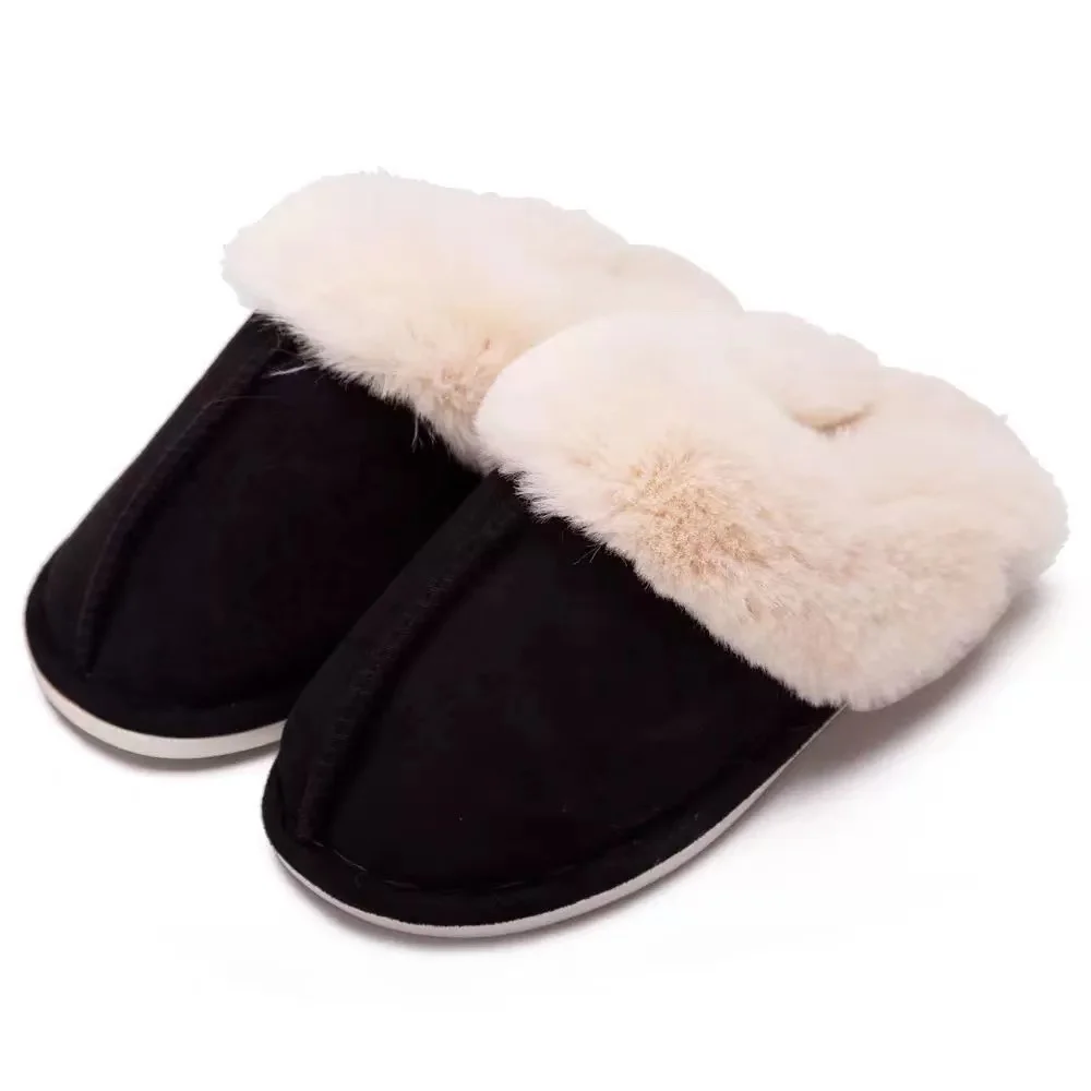

Women And Men Slippers For Home Winter Non Slip Male House Shoes