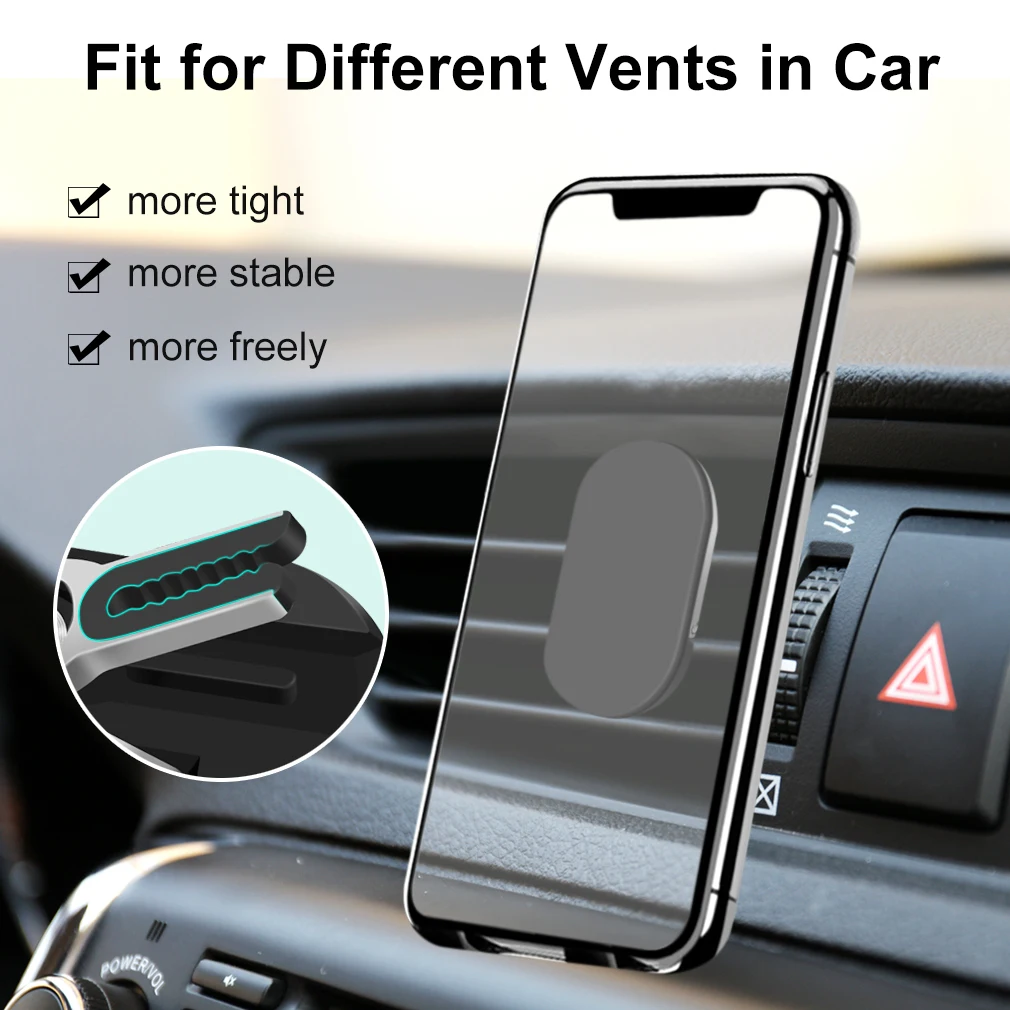 Универсальный автомобильный держатель для смартфона на вентиляционную решетку