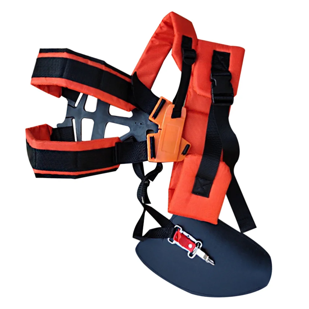 

Double Shoulder W Shape Harness Strap Comfortable Labor Saving Strimmer Padded Belt for Brush Cutter Trimmer Garden Pruner (Oran