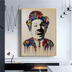 Постер с изображением знаменитого человека Чаплина, абстрактный стиль, Картина на холсте для гостиной, домашний декор