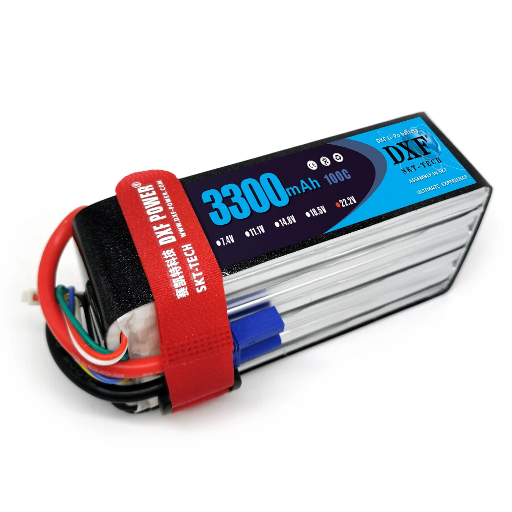 2 шт. DXF Хорошее качество RC Lipo батарея 6S 22 в 3300 мАч 100C Max 200C для самолета дрона