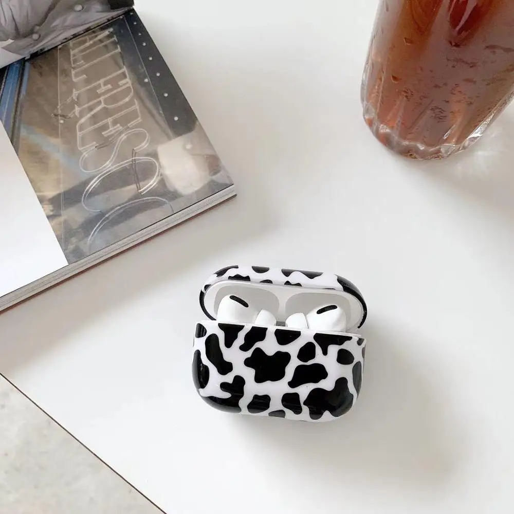 Роскошный 3D чехол с молочным рисунком для Apple AirPods 2 защитная оболочка зарядки