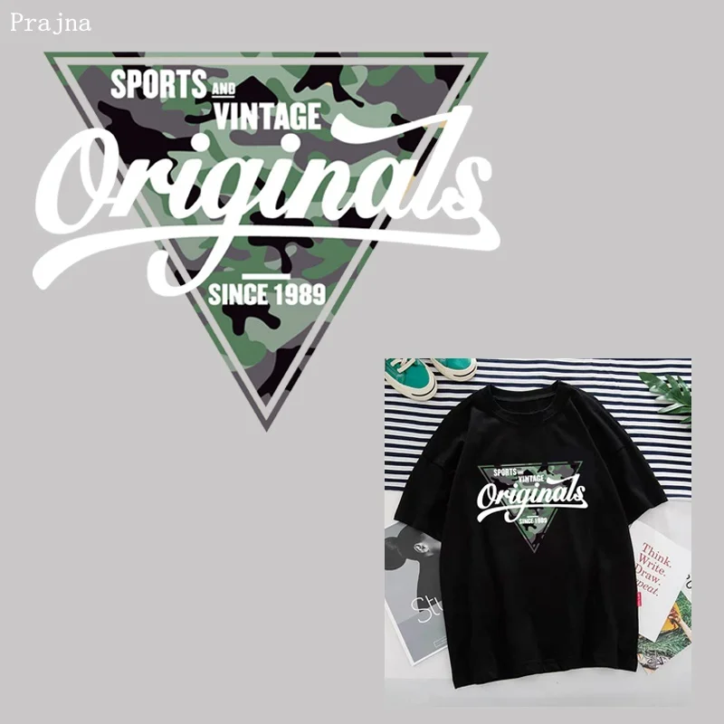 Prajna модные камуфляжные железные нашивки для одежды значки с логотипом на