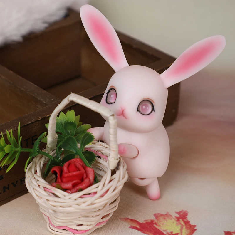 1/12 BJD Кукла SD кукла торт кролик Рубин домашнее животное ухо конечности подвижная