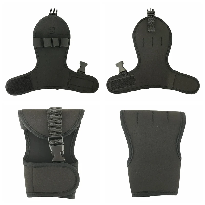 

1pc Rehabilitation Aid Gloves For Stroke Hemiplegia Patient Fixed Glove Effective Auxiliary Black Finger Training Splint Tool