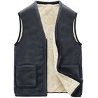 Veste мужской жилет без рукавов Homme, зимний теплый мягкий бархатный Повседневный жилет, мужской Стильный утепленный жилет, мужской жилет размера плюс 5XL