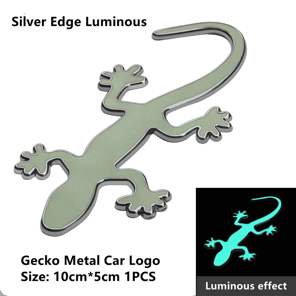Металлическая Автомобильная наклейка gecko для хвоста украшение 3D стерео