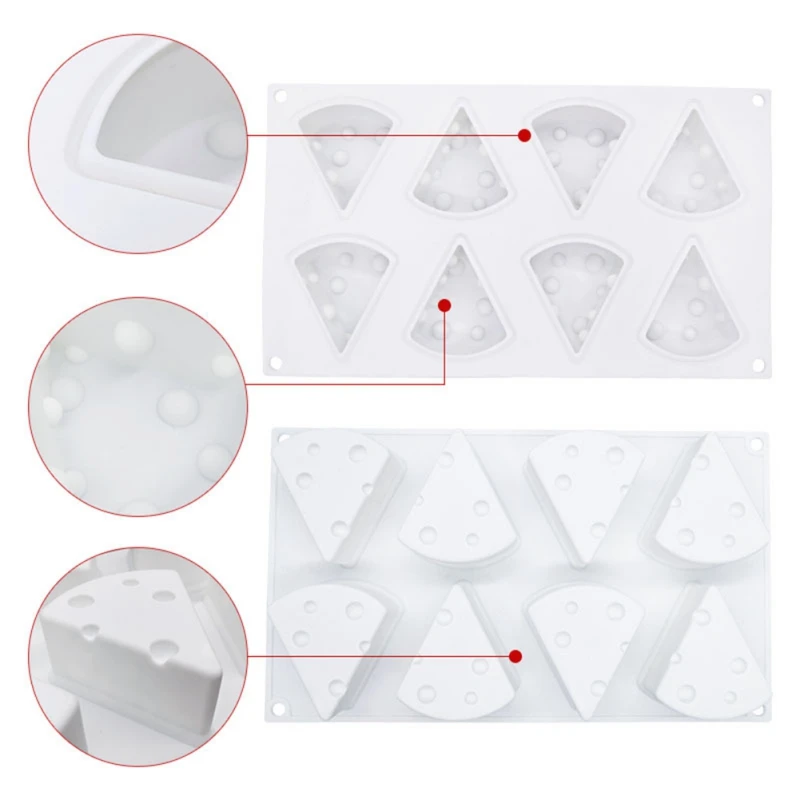 

DIY Baking Mould Cheese Shaped Mold Beautiful Decoration Cheese Cake Mold Fondant Jellies Chocolate Molds Baking Molds.