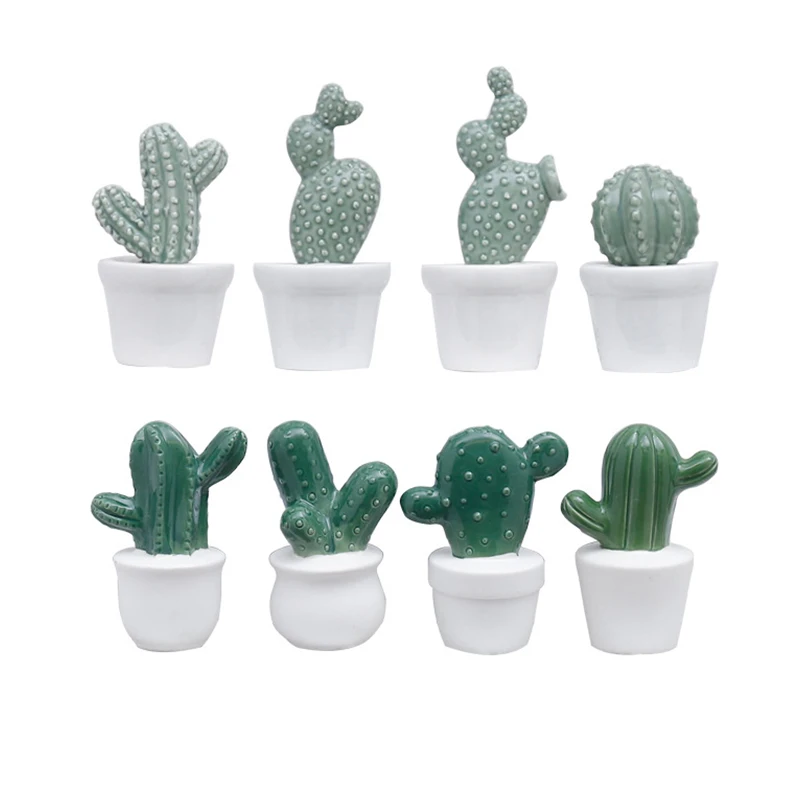 Керамический кактус суккулент миниатюрный миниатюрные кактусы растения