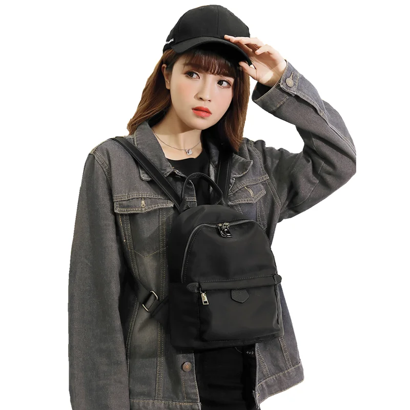 Женские рюкзаки в Корейском стиле черный рюкзак для путешествий новая мода