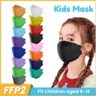 10 шт., одноразовые сертифицированные маски для лица KN95 FFP2 для детей, 4-слойная дышащая Нетканая Защитная 3d-маска для лица рыбьего типа