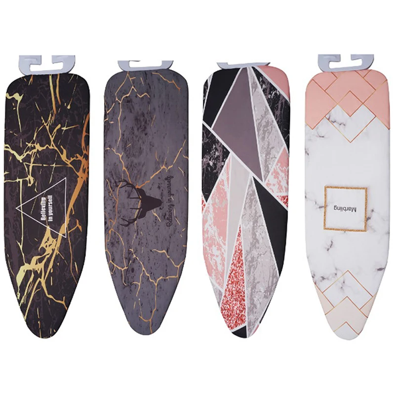 Fabric Marbling Ironing Board Cover Protective Press Iron Folding For Ironing Cloth Guard Protect Delicate Garment Easy Fitted