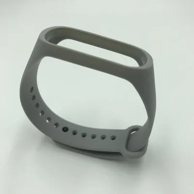 Gray Силиконовый ремешок для Xiaomi Mi 3 4 смарт-Браслет спортивный ремешок часы силиконовый ремешок для Xiaomi Mi 4 3 браслет - Цвет: Gray
