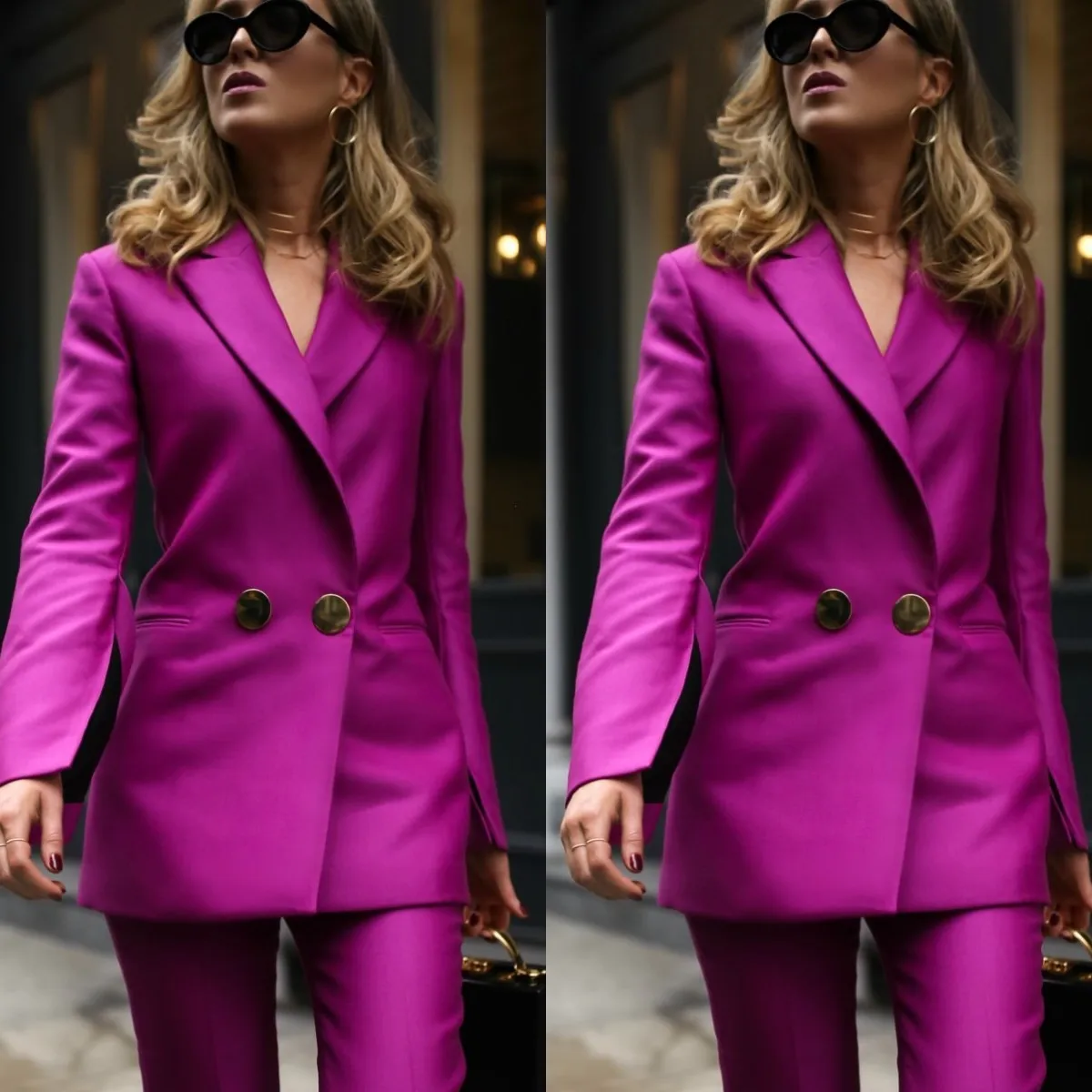 

Пурпурный блейзер для матери невесты, модель 2021 года, облегающий вечерний блейзер для выпускного вечера, одежда для офиса, женские смокинги ...