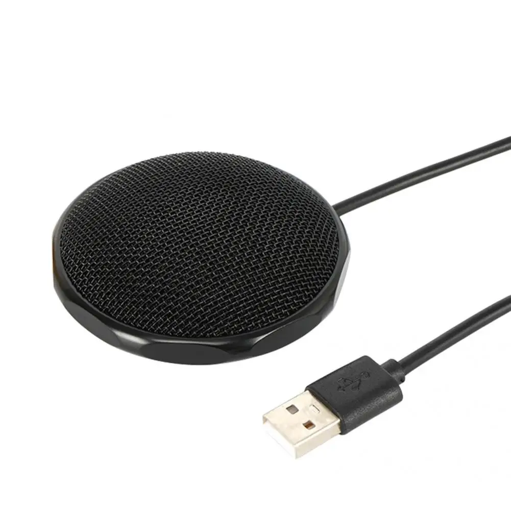 

Wide Compatibility Practical Desktop Computer Laptop Teleconferencing Microphone for Video Chat