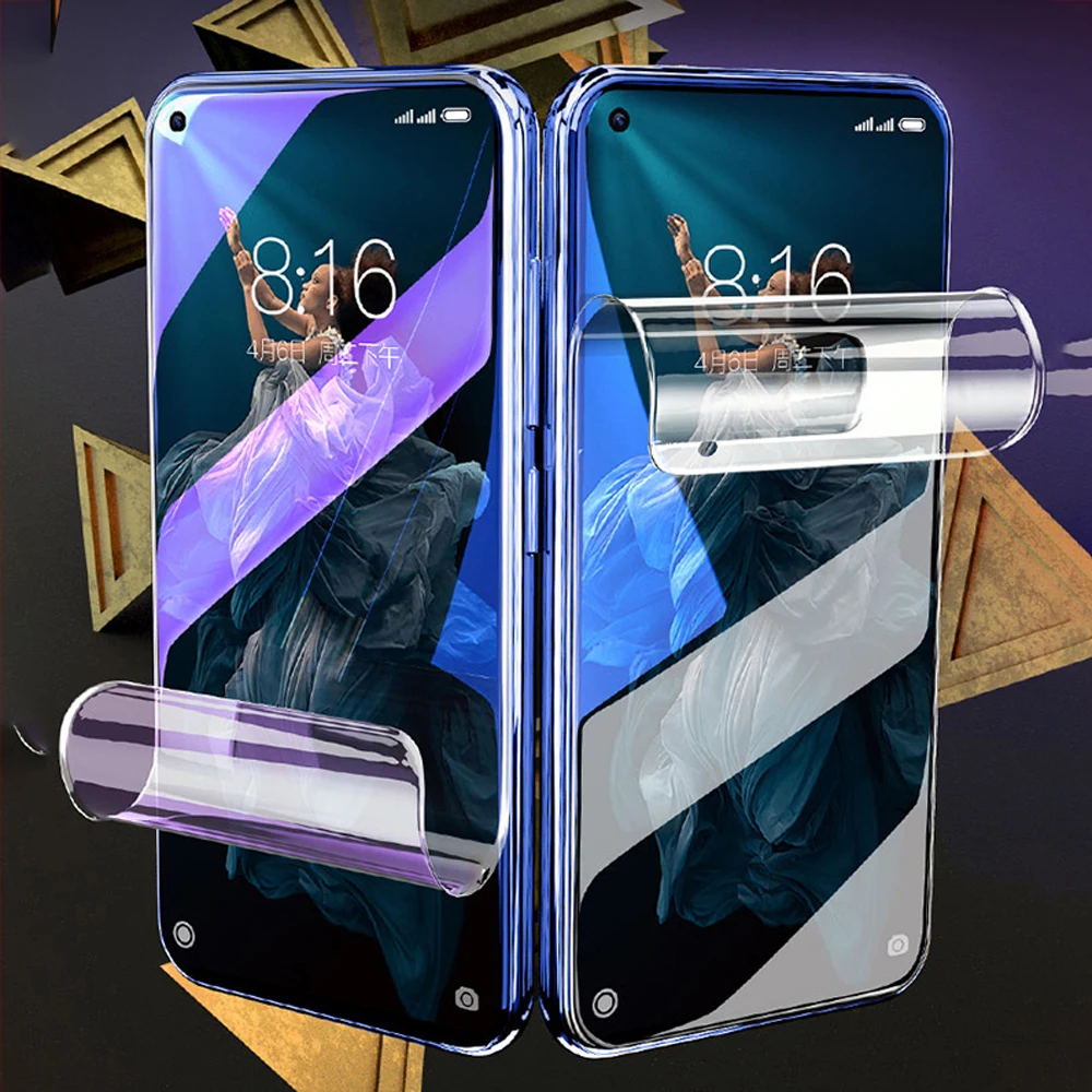 

5/3/1Pcs full cover for huawei y9 2018 prime 2019 y9s y9A y8s y8p phone screen protector hydrogel film Not Glass protective film