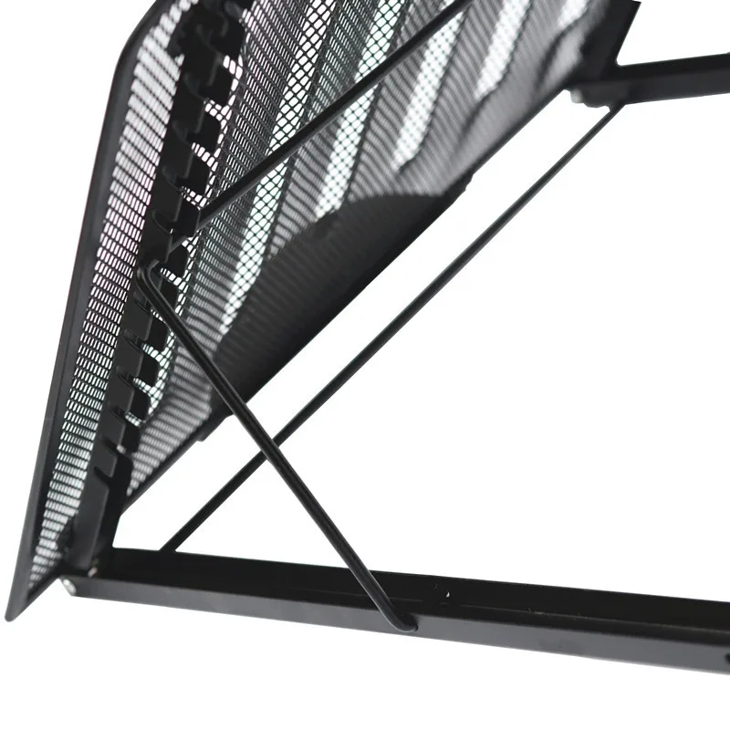 Складная металлическая сетчатая подставка для ноутбука плоская складная