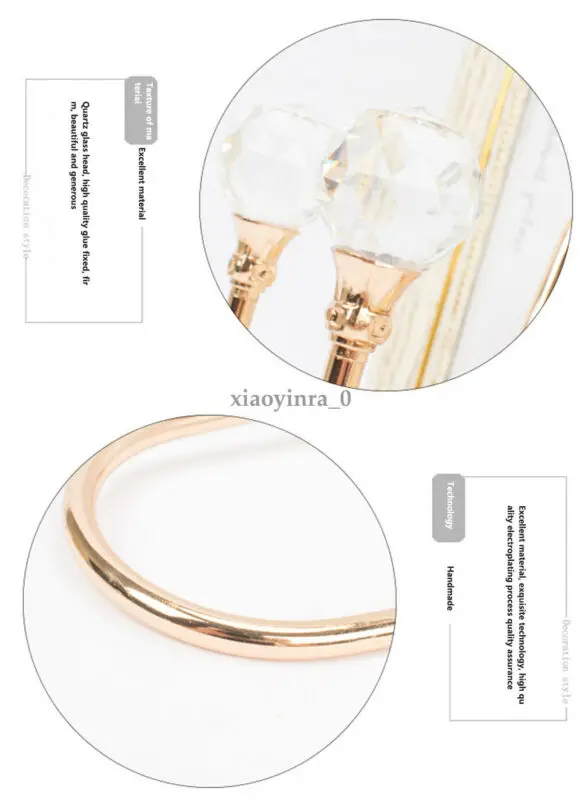 1 шт. большой со стразами и жемчугом U образная Шторы держать с завязкой сзади крюк