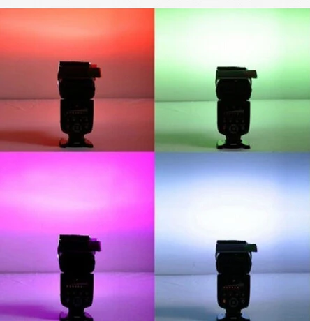 JETTING 12 шт. универсальная вспышка Speedlite цветной гелевый фильтр комплект