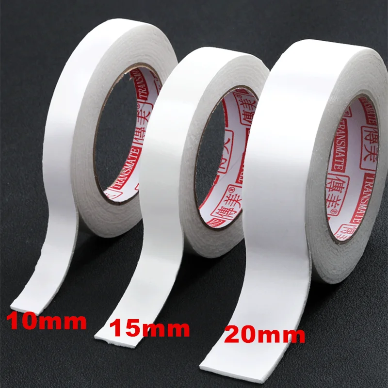 3 M/Roll White Super Strong Double Faced Adhesive Tape for Mounting Fixing Pad Sticky Foam Double Sided Tape Self Adhesive Pad