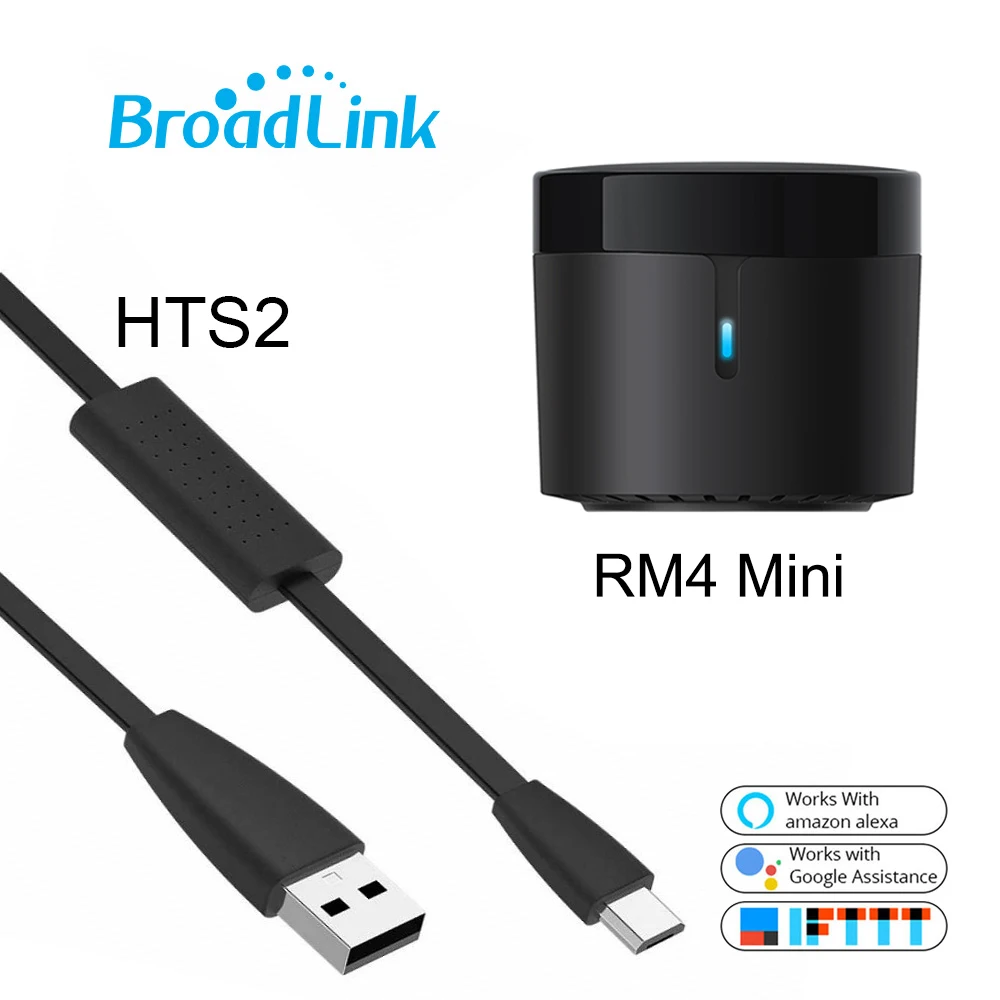ИК-пульт дистанционного управления Broadlink RM4mini с Wi-Fi для кондиционера ТВ-приставки