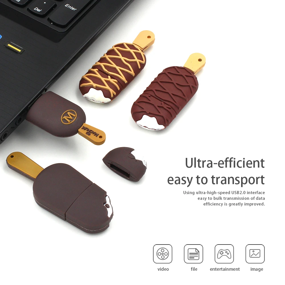 Usb флеш-накопитель для мороженого 16 ГБ 32 8 4 Гб | Компьютеры и офис
