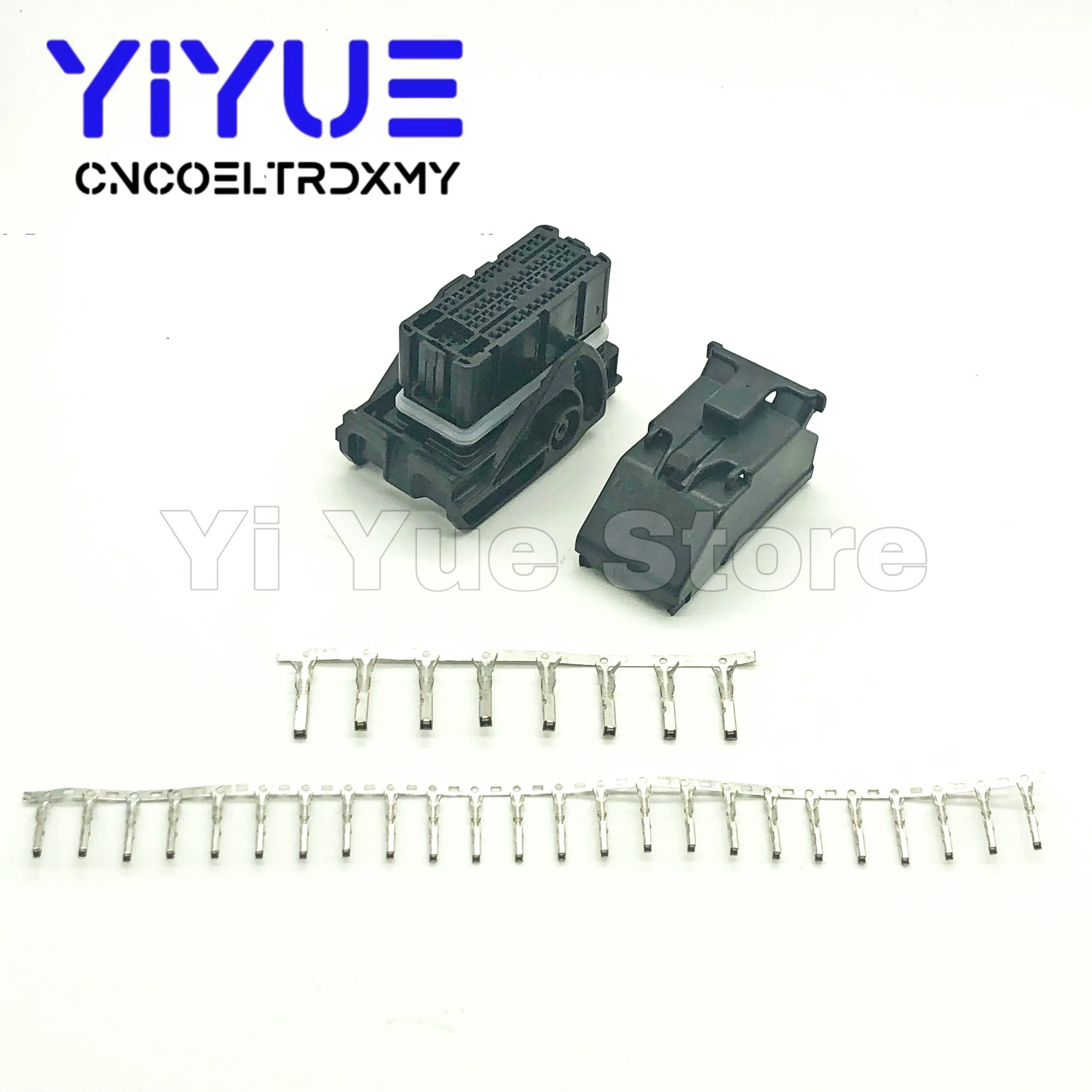 1 комплект ECU 64pin гнездовой разъем авто Delphi штекер PPI0001501 с обжимным
