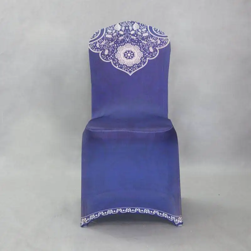 Синие искусственные Чехлы свадебное украшение искусственная ткань стул с поясом