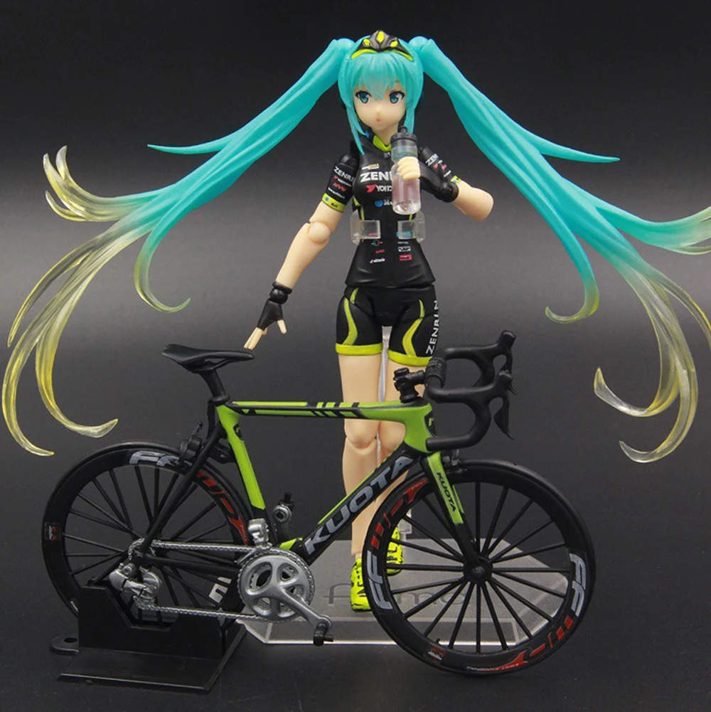 14 см Miku гоночный велосипед 2015 TeamUKYO поддержка Ver. Подвижная экшн-фигурка из ПВХ