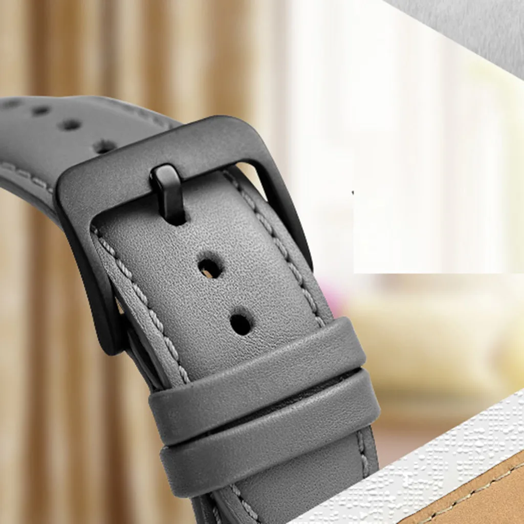 

Leather Replacement Watch Wrist Strap Band For Samsung Galaxy Watch active 20mm Quick Release Running SmartWatch Accessories