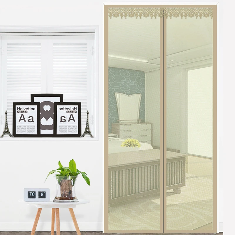 

100-105 cm width Reinforced Magnetic Screen Door, Anti Mosquito Curtain mesh for door