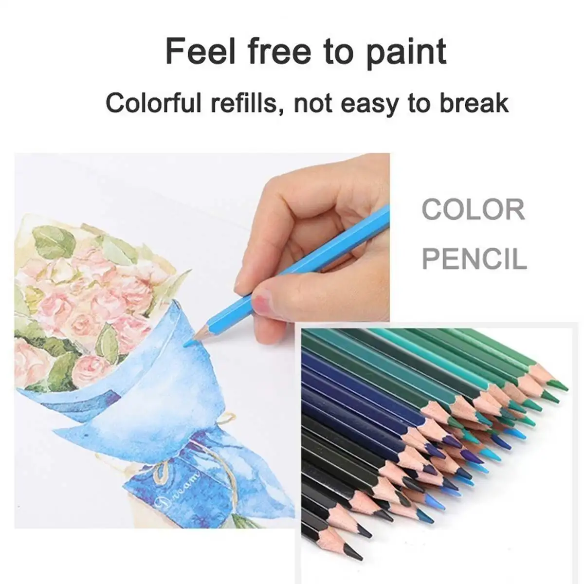 

120 Colors Professional Painting Color Pencils Set Box Oil Watercolor Wood Color Pencil For Art Drawing Coloring