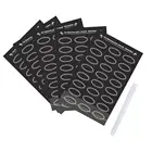 Этикетки-маркеры многоразовые с надписью на русском языке, этикетки для досок, 120, 5 шт., Y3N0