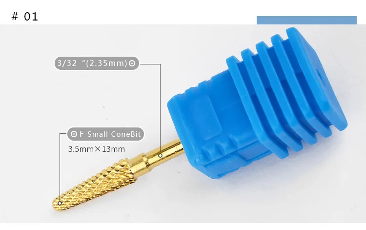 1 штука Вольфрамовая фреза для ногтей из нержавеющей стали электрической машинки