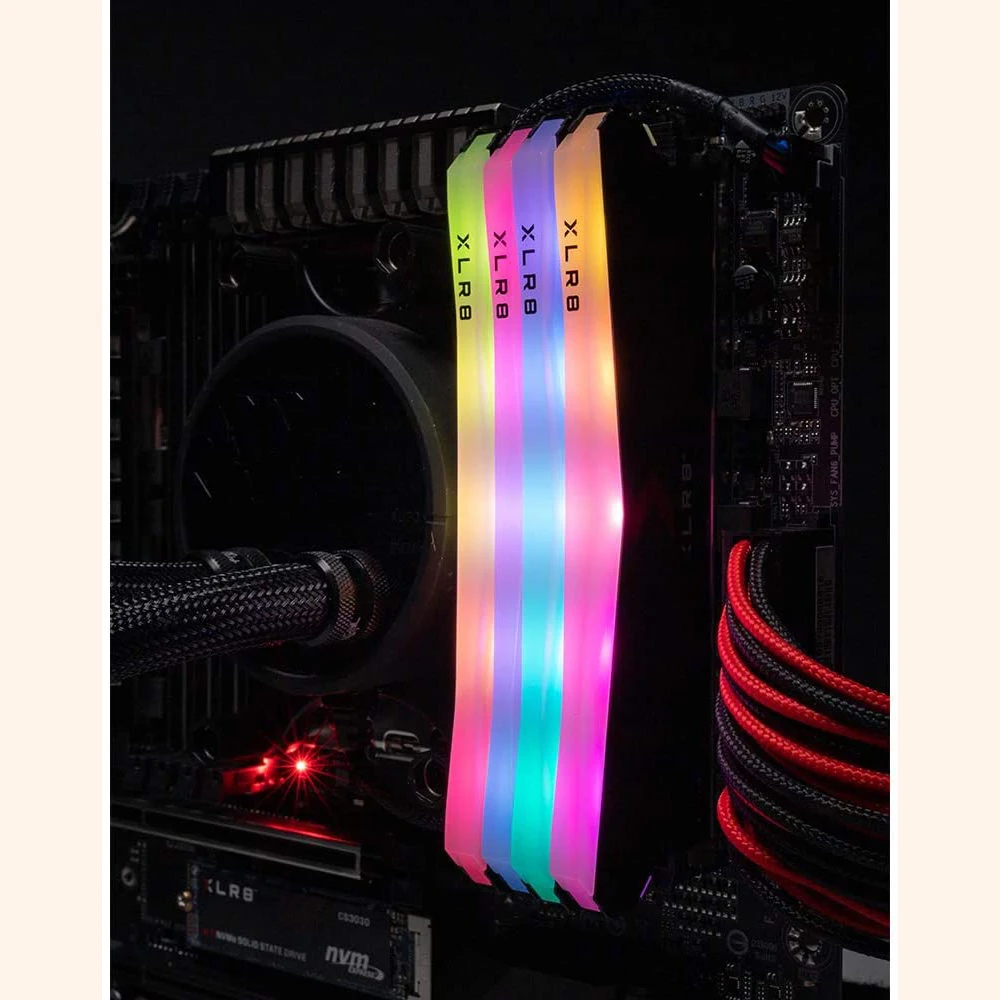 PNY оперативная память 8 Гб 16 XLR8 Gaming Epic-X RGB DDR4 3200 МГц для настольного компьютера с