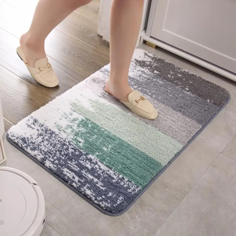 high quality bath mat bathroom non slip carpet soft comfortable bedroom toilet door mat bathtub absorbent rugs home floor decor free global shipping