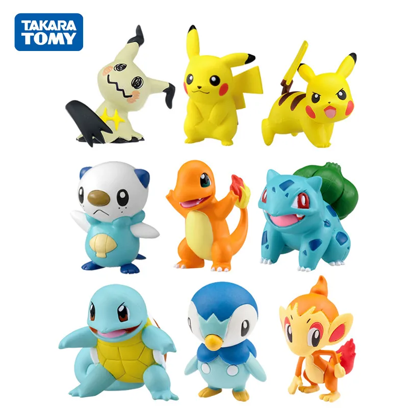 3 5 см TOMY Domeka волшебник Покемон кукла игрушка модель Пикачу украшение Милый