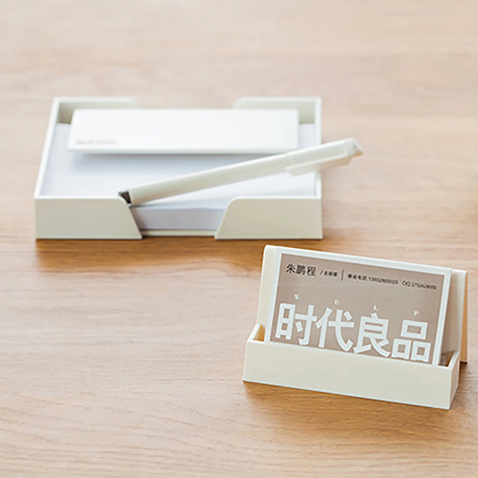 

TIPOACIANNI8 3 Pieces Business Card Holder For Desk Holder