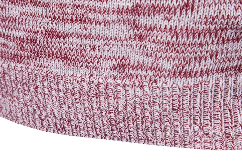 Новый осенне зимний мужской свитер Мужская водолазка однотонный Повседневный