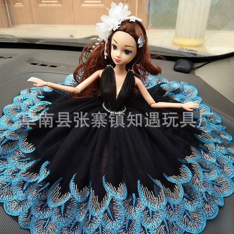 car accessories decoration wedding dress doll wedding birthday gift car fashion decoration car doll