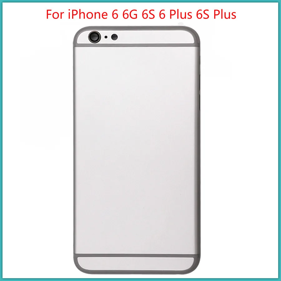 Оригинальный корпус для iPhone 6 6G 6S Plus задняя крышка батареи замена среднего