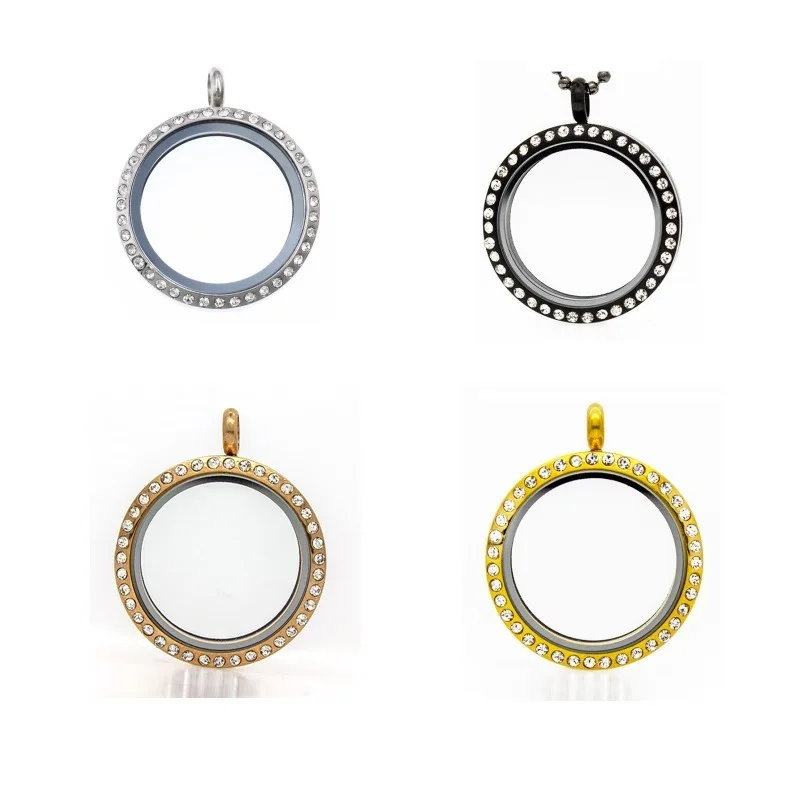 

1 шт. хорошее качество 30 мм, часы из нержавеющей стали с круглым циферблатом, стеклянный медальон Магнитный открыть кулон для свитер ожерель...