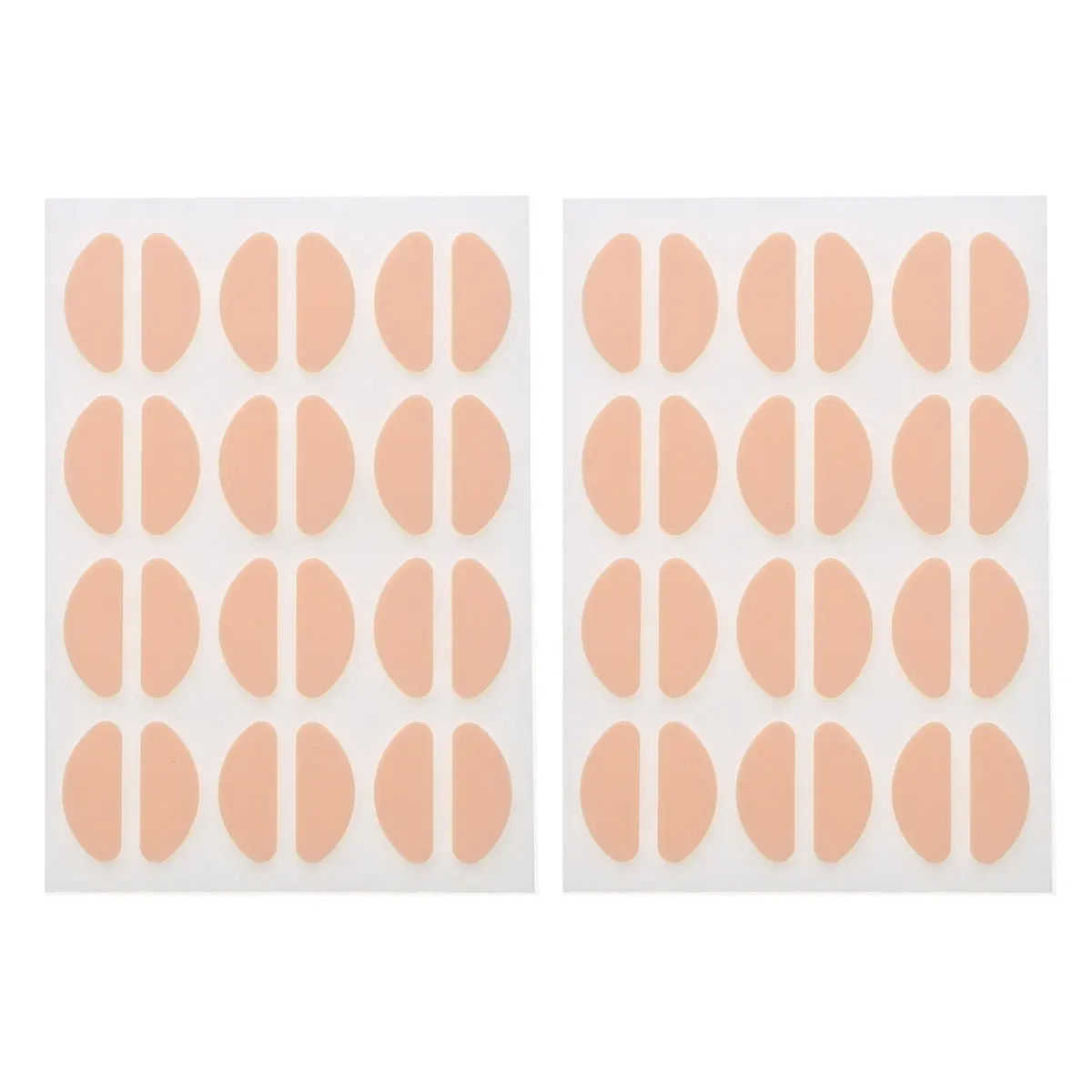 24 пары D-образных очков носоупоры Самоклеящиеся противоскользящие мягкие пенные