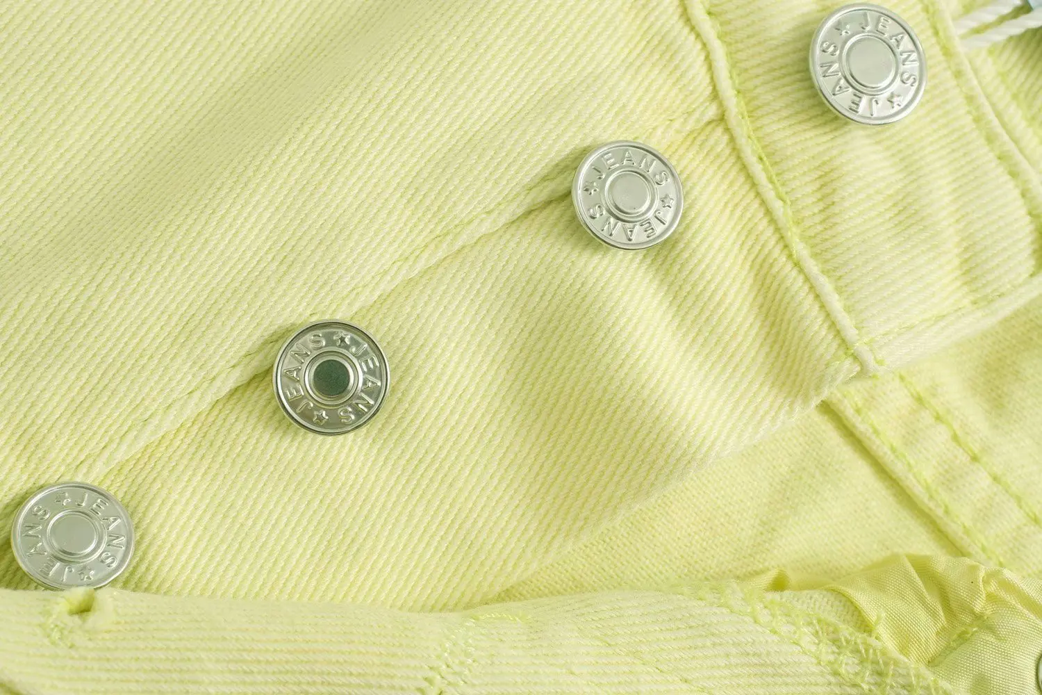 

Women 2021 Chic Fashion High Waist Straight Jeans Vintage Buttons Fly Pockets Denim Pants Female Ankle Trousers Jean