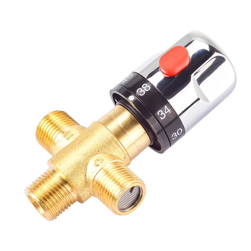 Термостатический смесительный клапан из латуни смеситель для ванной комнаты с