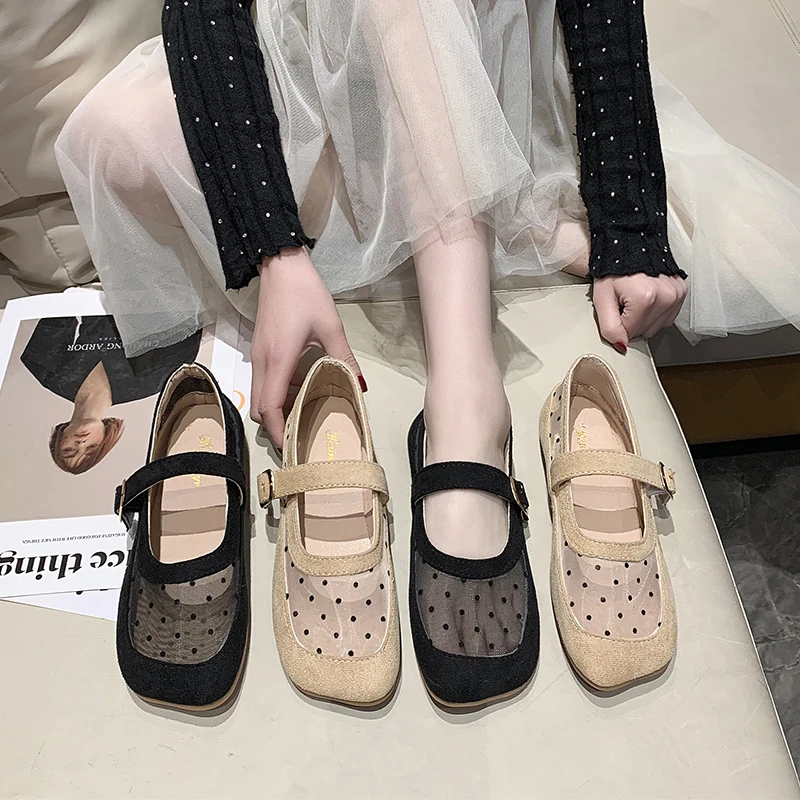 

Summer Shoes Ladies 2021 Fashion Women's Casual Female Sneakers Square Toe Flats Slip-on All-Match Autumn Modis Comfortable Mocc