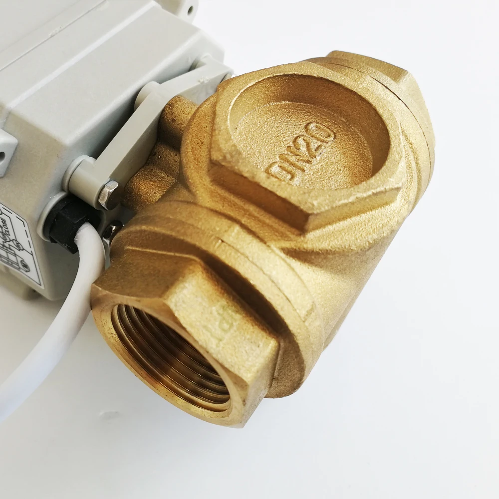 TF20 BH3 C Brass DN20 3 Way T/L тип Горизонтальное отключение возврат 3/4 '' электрический