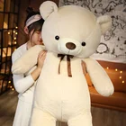 Милый гигантский плюшевый мишка, медведь из ленты, подушка, милый большой размер, медведь, мягкие куклы для подруги, рождественский подарок