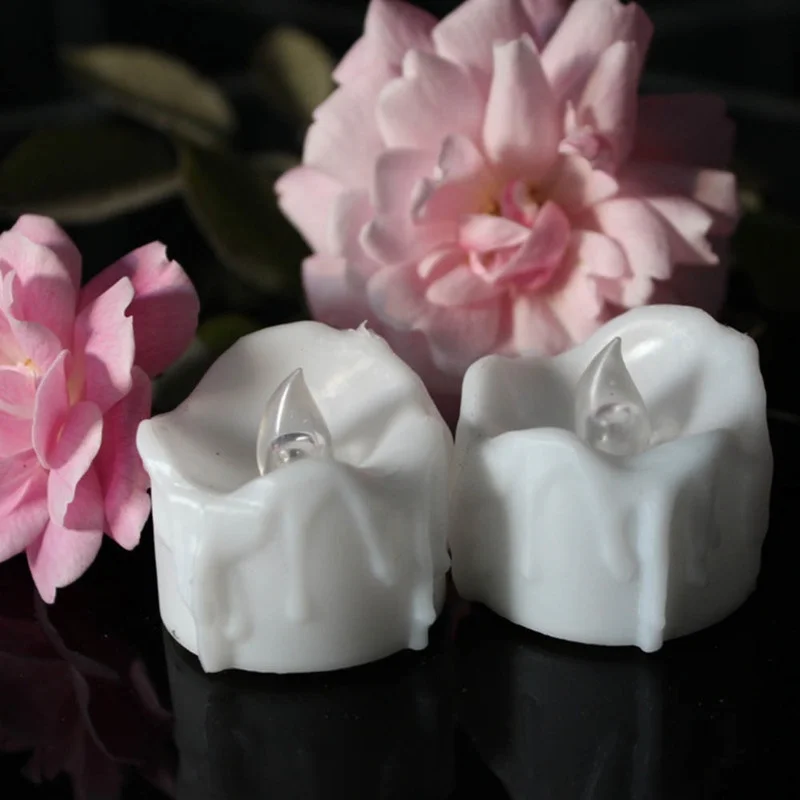 12 шт. дистанционный беспламенный светодиодный светильник свечи желтые мерцающие